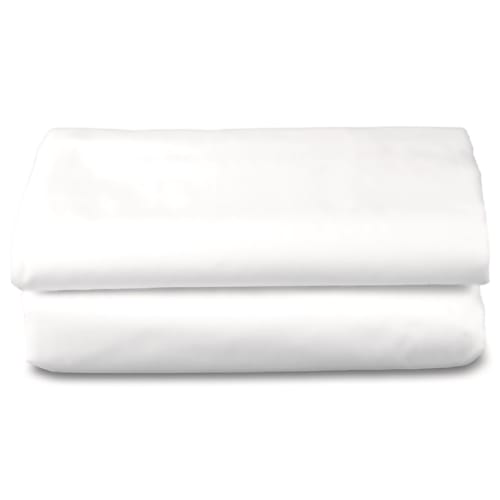Sábana Ajustable Royal Suite T300, Mezcla 60 de Algodón/40, Sábana Ajustable Tamaño Queen, 60x80, Blanco